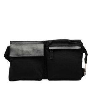 Pre-Loved Gucci Nylon Double Pocket Belt Bag